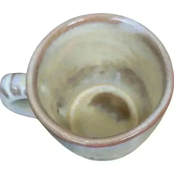 Frankoma Vintage Pottery Coffee Mug, 7C Mayan Aztec, Desert Sand - Picture 4 of 4